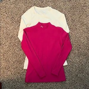 2 Under Armour Long Sleeve Thermal Shirts